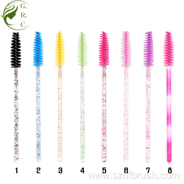 Disposable eyebrow skinny mascara brush